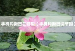 手机均衡器在哪里（手机均衡器调节图）