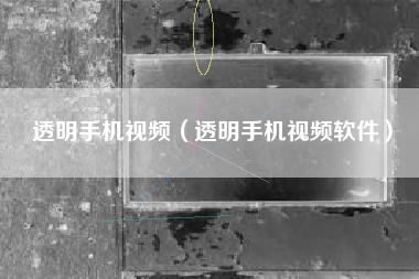 透明手机视频（透明手机视频软件）