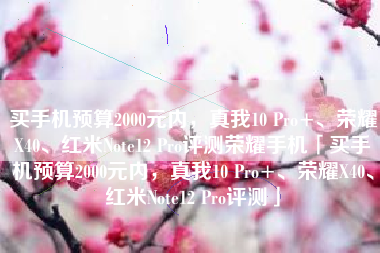 买手机预算2000元内，真我10 Pro+、荣耀X40、红米Note12 Pro评测荣耀手机「买手机预算2000元内，真我10 Pro+、荣耀X40、红米Note12 Pro评测」