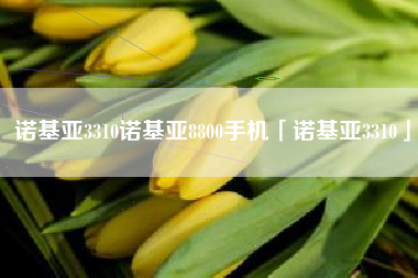 诺基亚3310诺基亚8800手机「诺基亚3310」